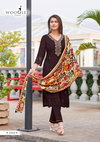 Ehsaas By Wooglee Viscose Weaving Kurti With Bottom Dupatta Wholesalers In Surat